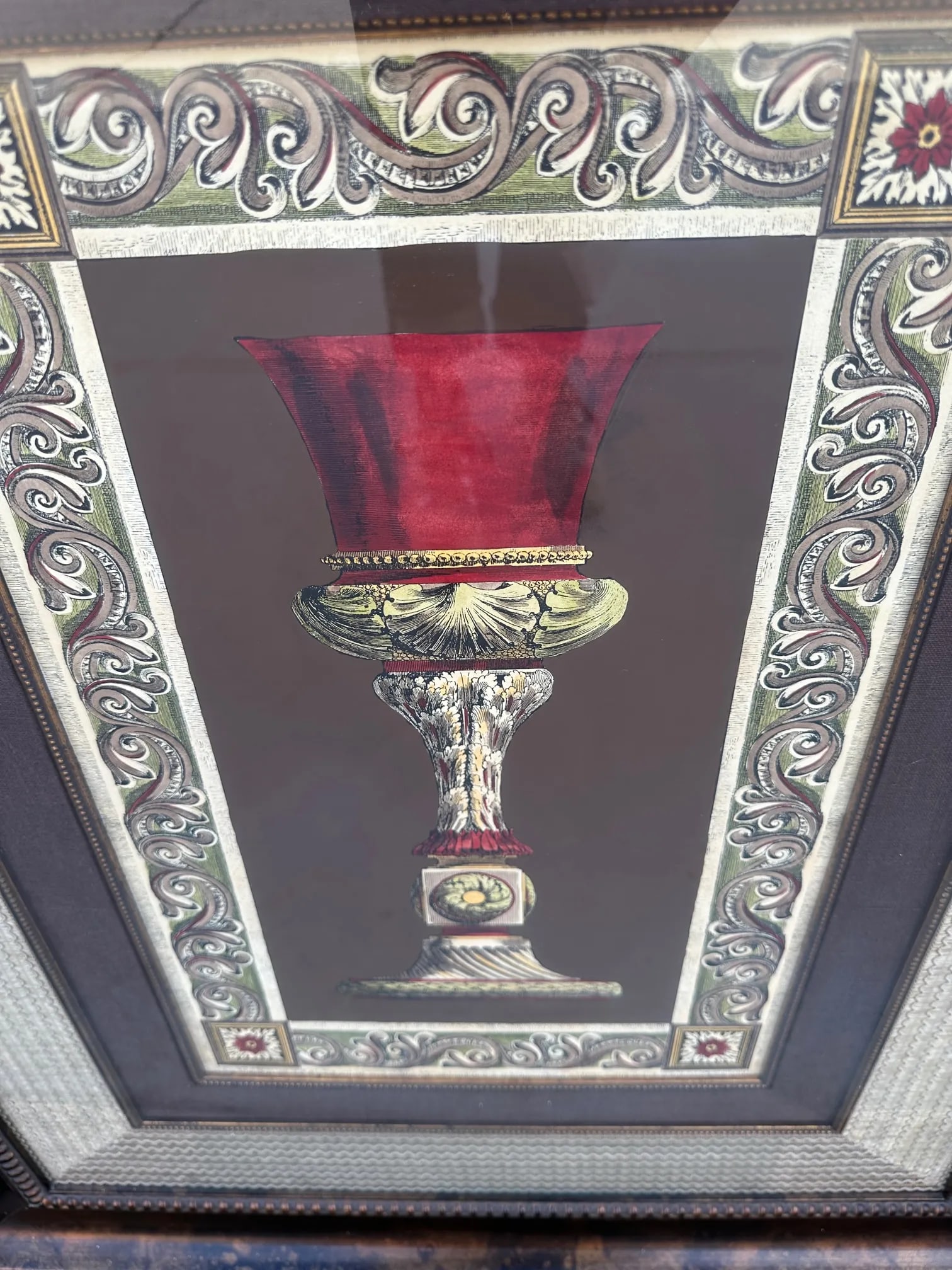 Pair of Bernhardt De La Fosse Wine Goblet Prints 1 & 2 - 3