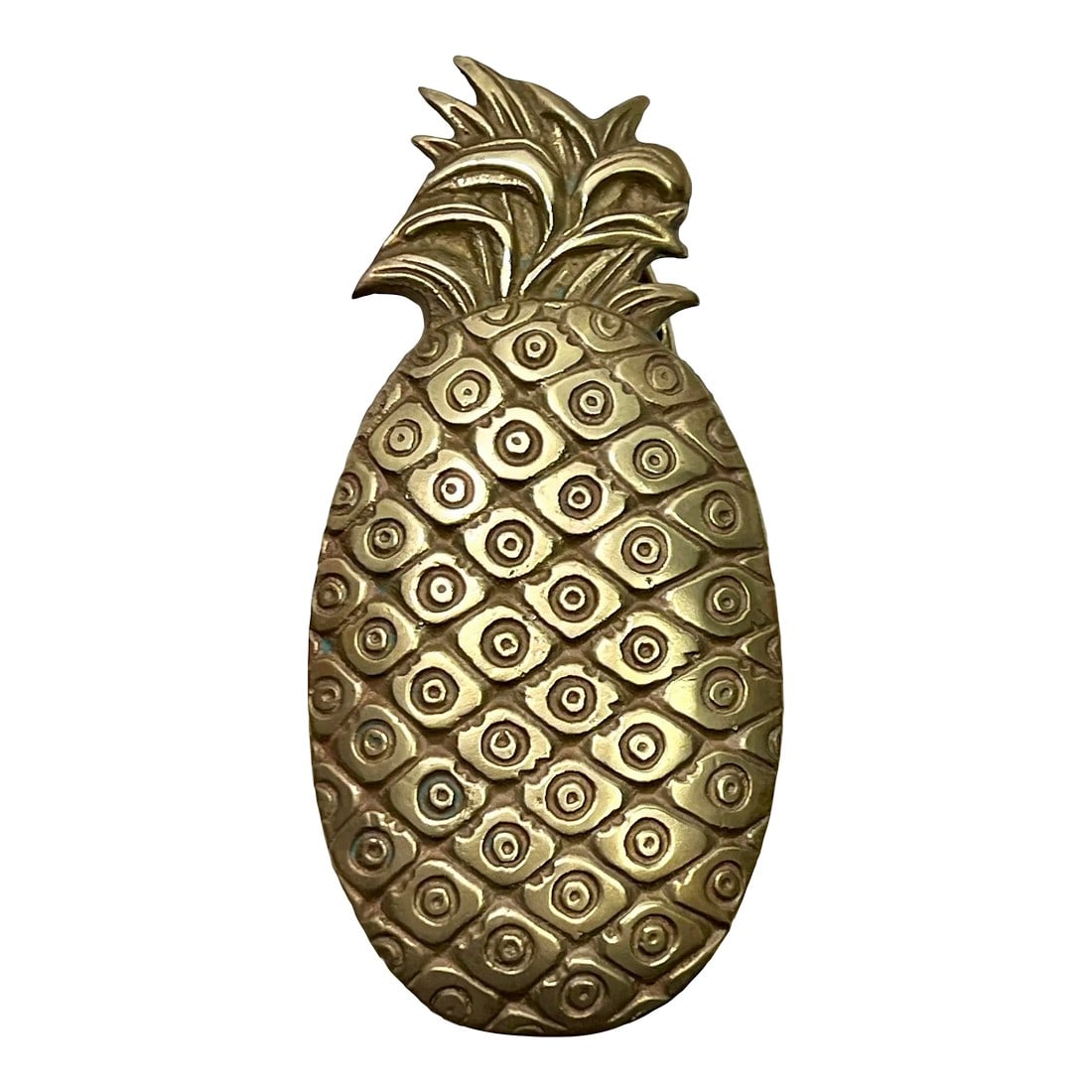 Vintage Coastal Palm Beach Regency Brass Pineapple Door Knocker: Introducing the exquisite Vintage Palm Beach Regency Coastal Brass Pineapple Door Knocker an elegant piece that beautifully blends sophistication and coastal charm. This door knocker, crafted with met