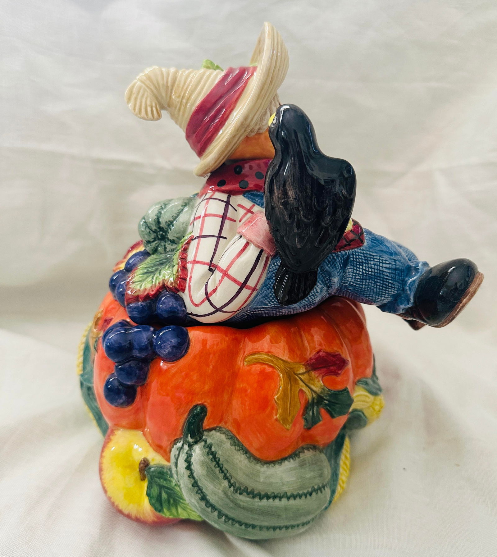 Fitz & Floyd "Scarecrow" Figural Cookie Jar - 2