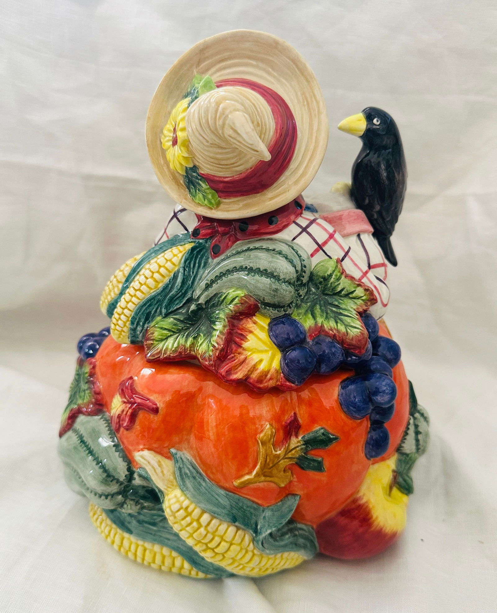 Fitz & Floyd "Scarecrow" Figural Cookie Jar - 3