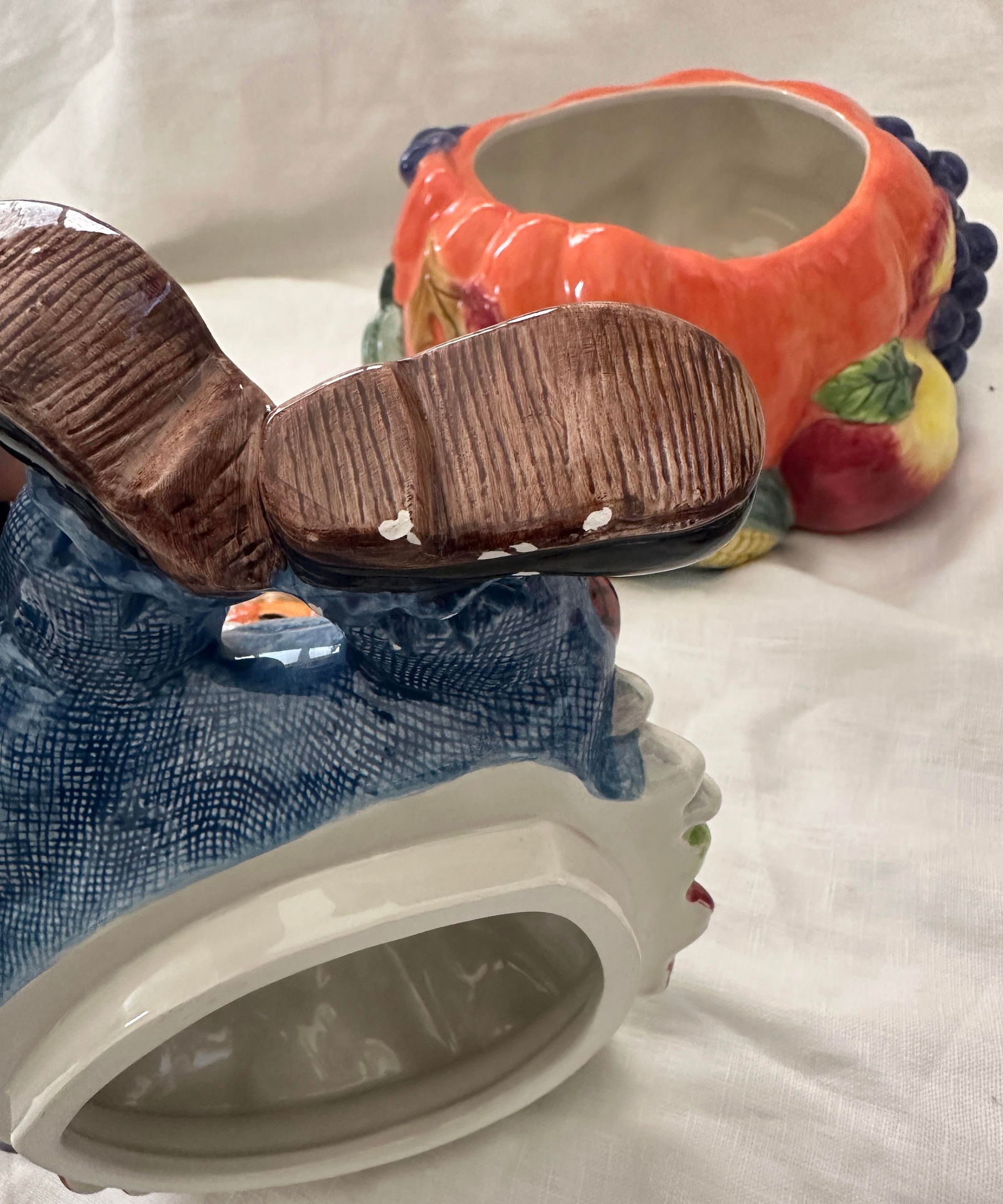 Fitz & Floyd "Scarecrow" Figural Cookie Jar - 8