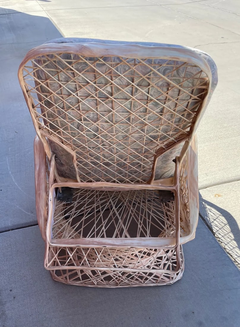 1960s Mid-Century Russell Woodard Spun Fiberglass Chaise Lounge - 4