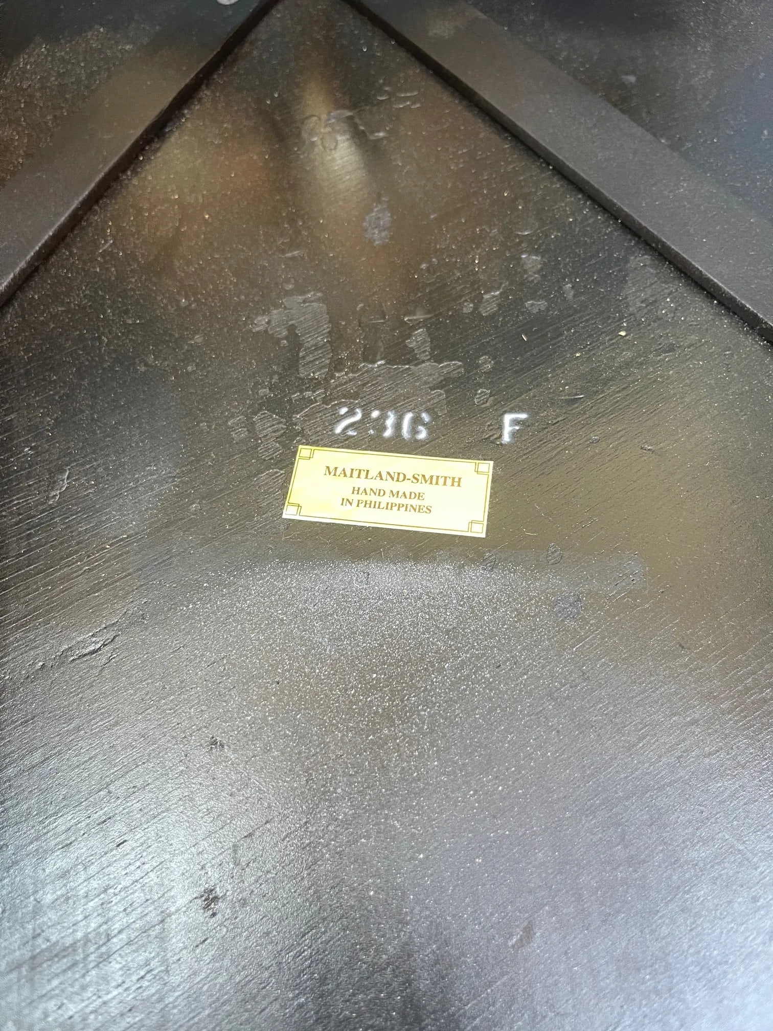 1970s Vintage Maitland Smith Brass & Marble Inlay Swan & Claw Foot Side Table - 7