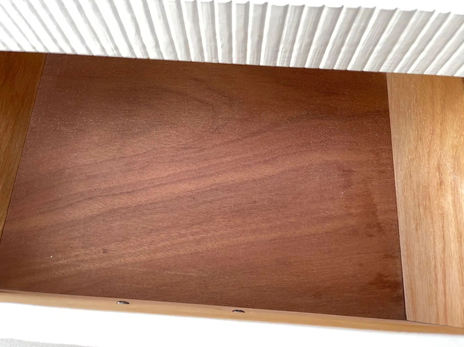 Mid-Century Lea Furniture Pair of White Nightstands - 5