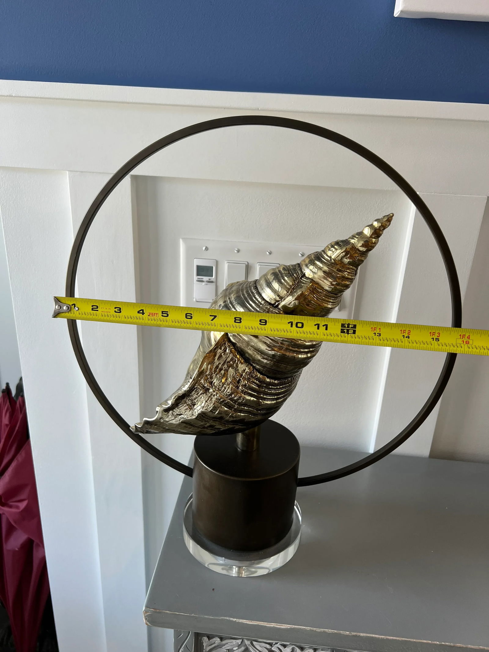 Modern Coastal Chic Seashell Statue - 10