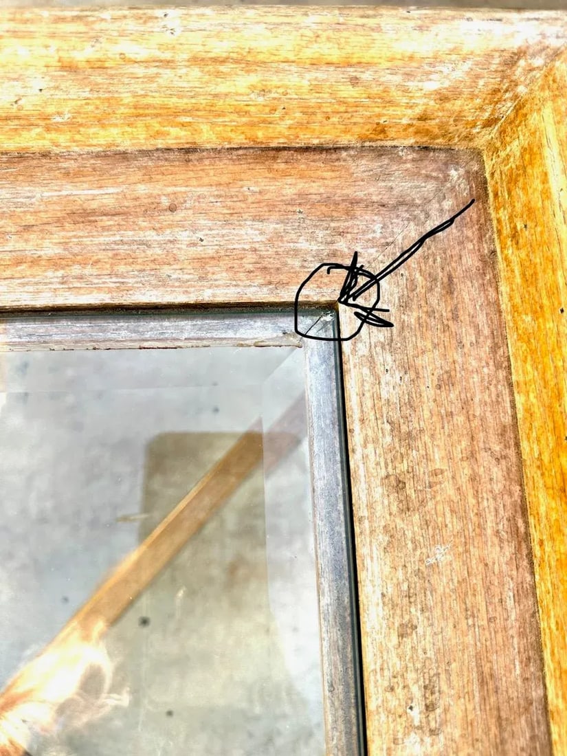 Kreiss Style Carved Wood Flower Petal Leg Side Table W/Glass Top - 10