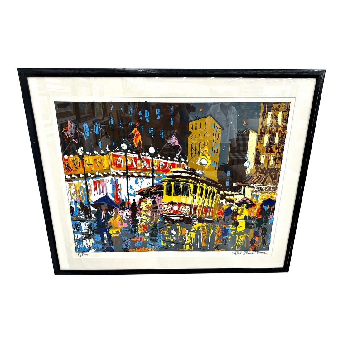 Original Paul Blaine Henrie Cityscape Serigraph on Paper A/P Signed by Artist (1 of 10)