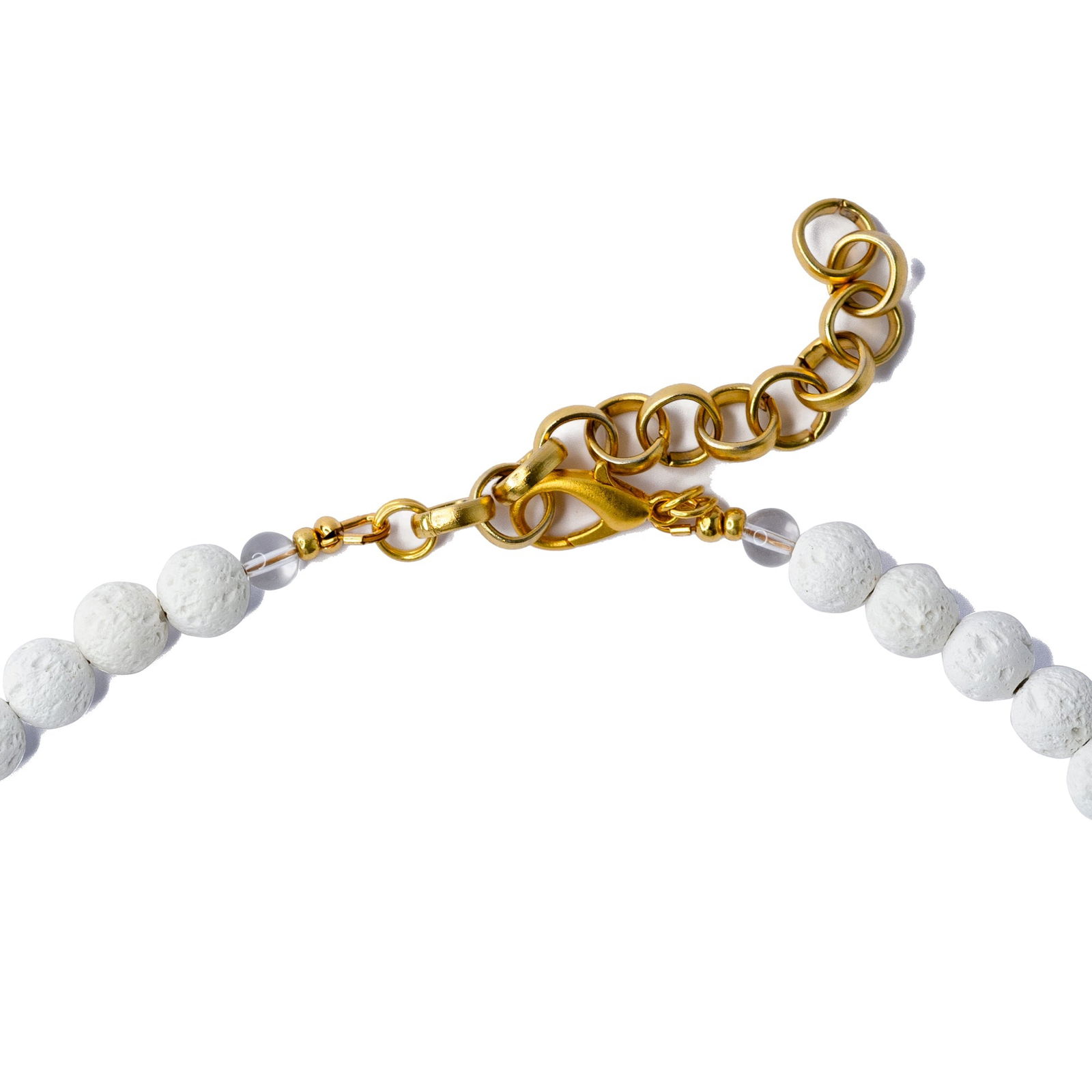 White Crystal Baroque Pearls Necklace - 3