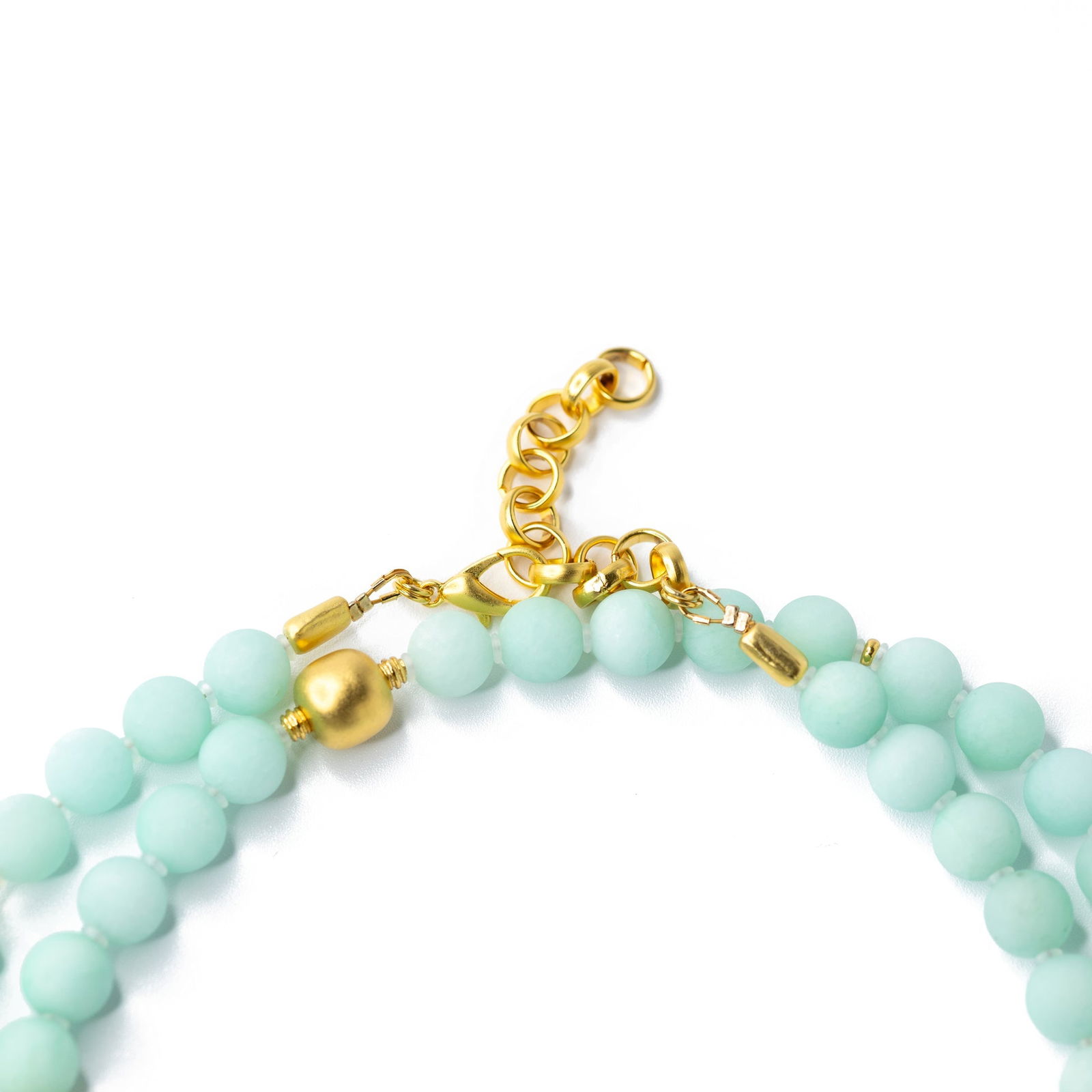 Mint Green Chalcedony Necklace - 5