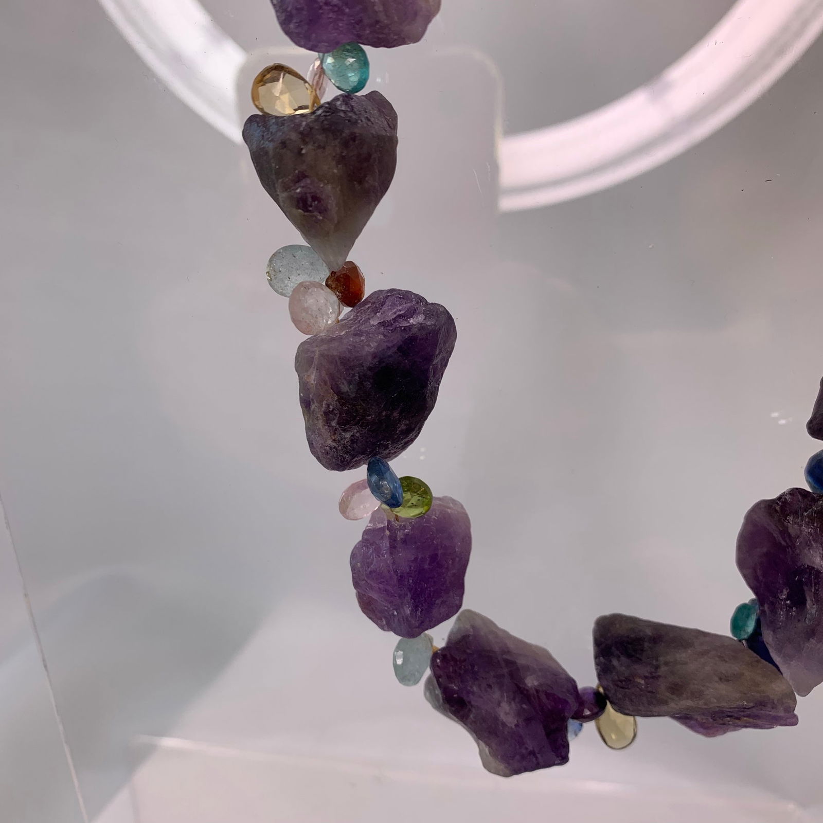 Raw Amethyst Necklace - 4