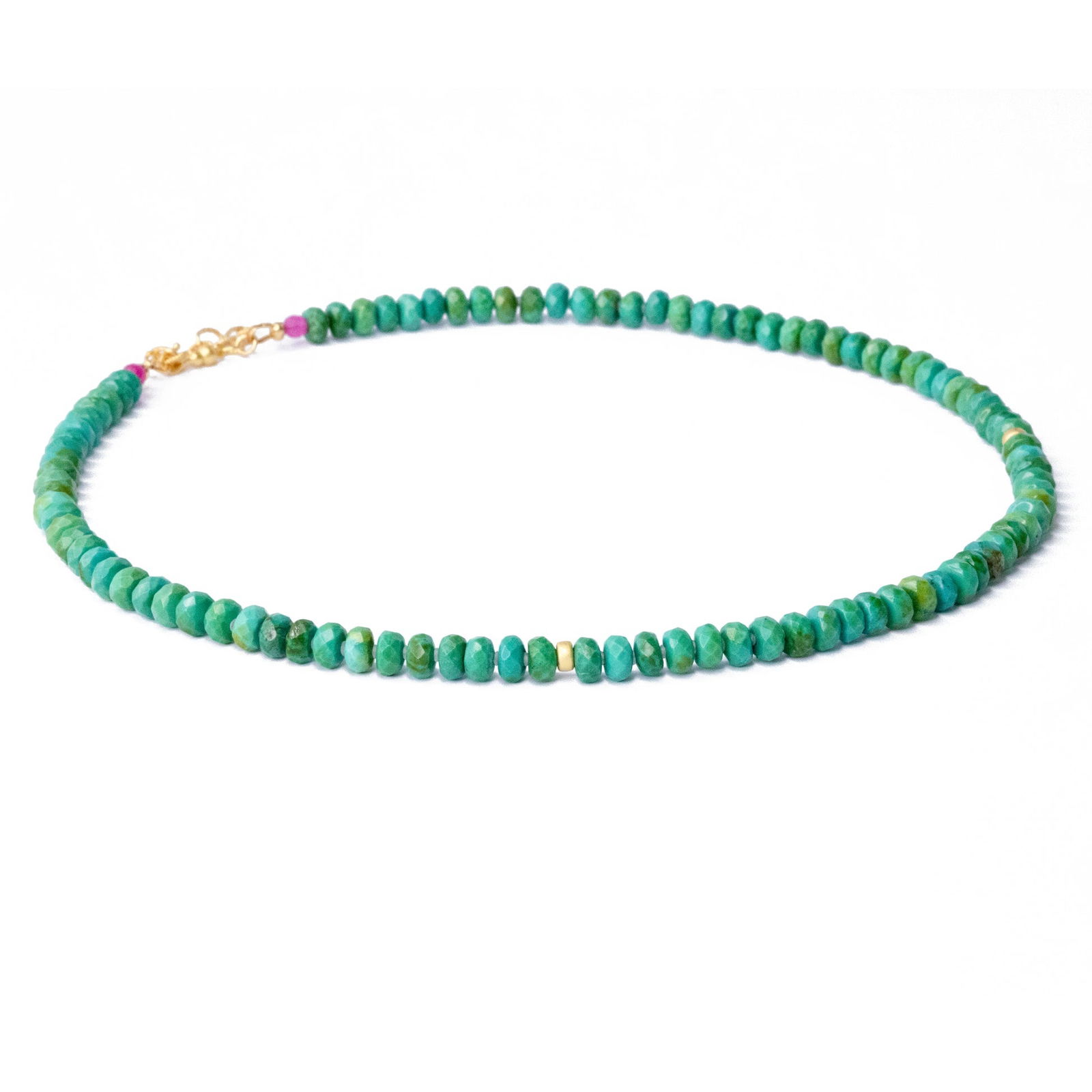 Green Turquoise Necklace - 6