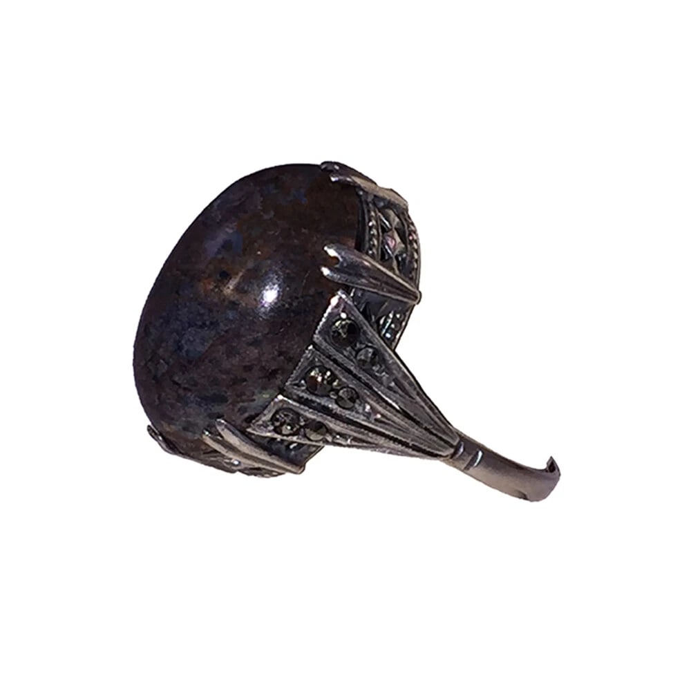 Judith Ripka Sterling Silver Blue Quartz Diamond Fontaine Ring - 3