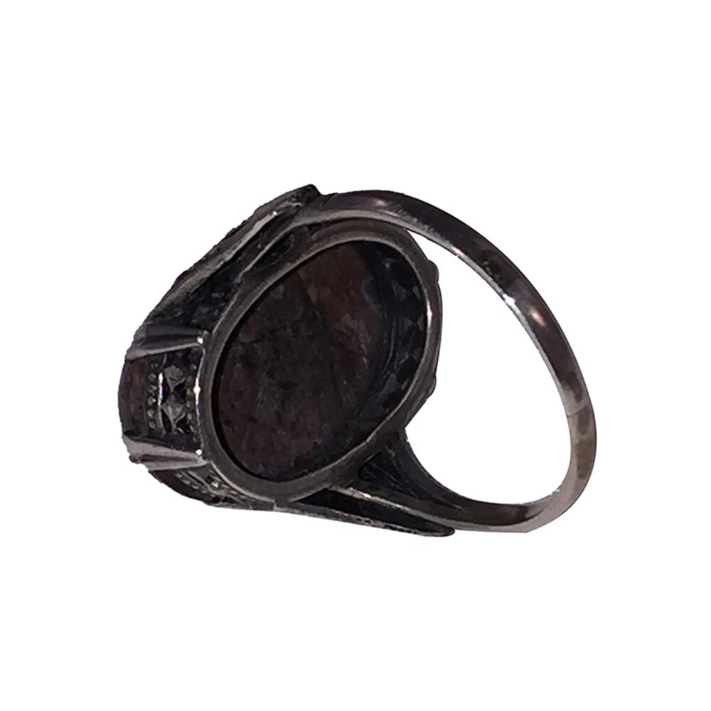 Judith Ripka Sterling Silver Blue Quartz Diamond Fontaine Ring - 4