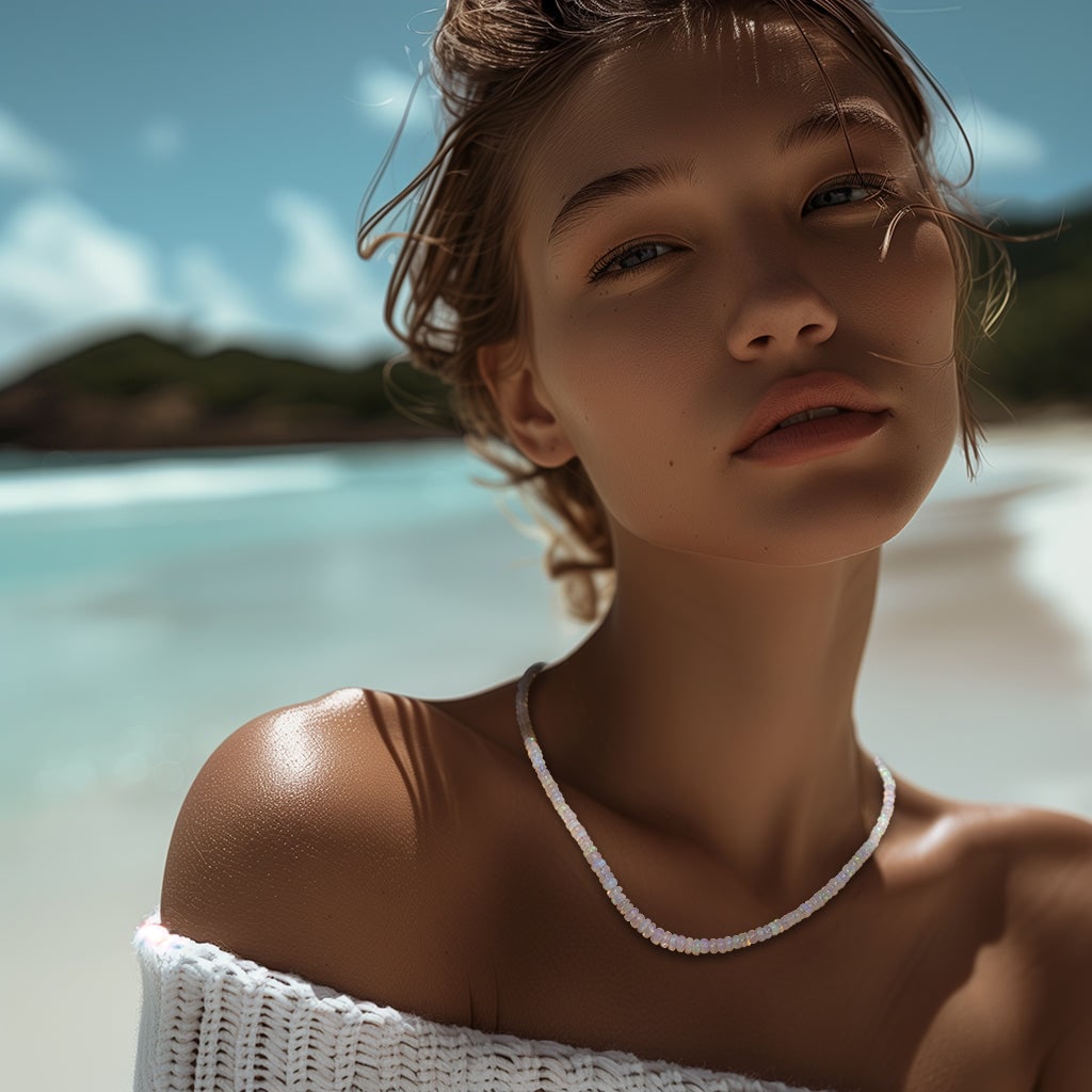 Ethiopian Opal Necklace - 2