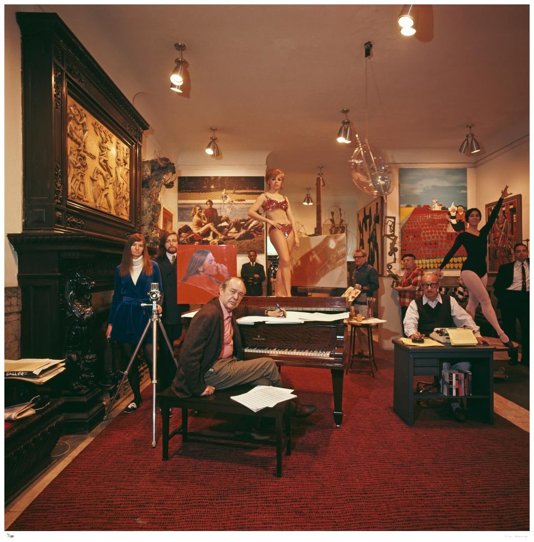 Bohemian Barracks 1968 - Slim Aarons Estate Stamped: 1968 (printed later) (1 of 20)