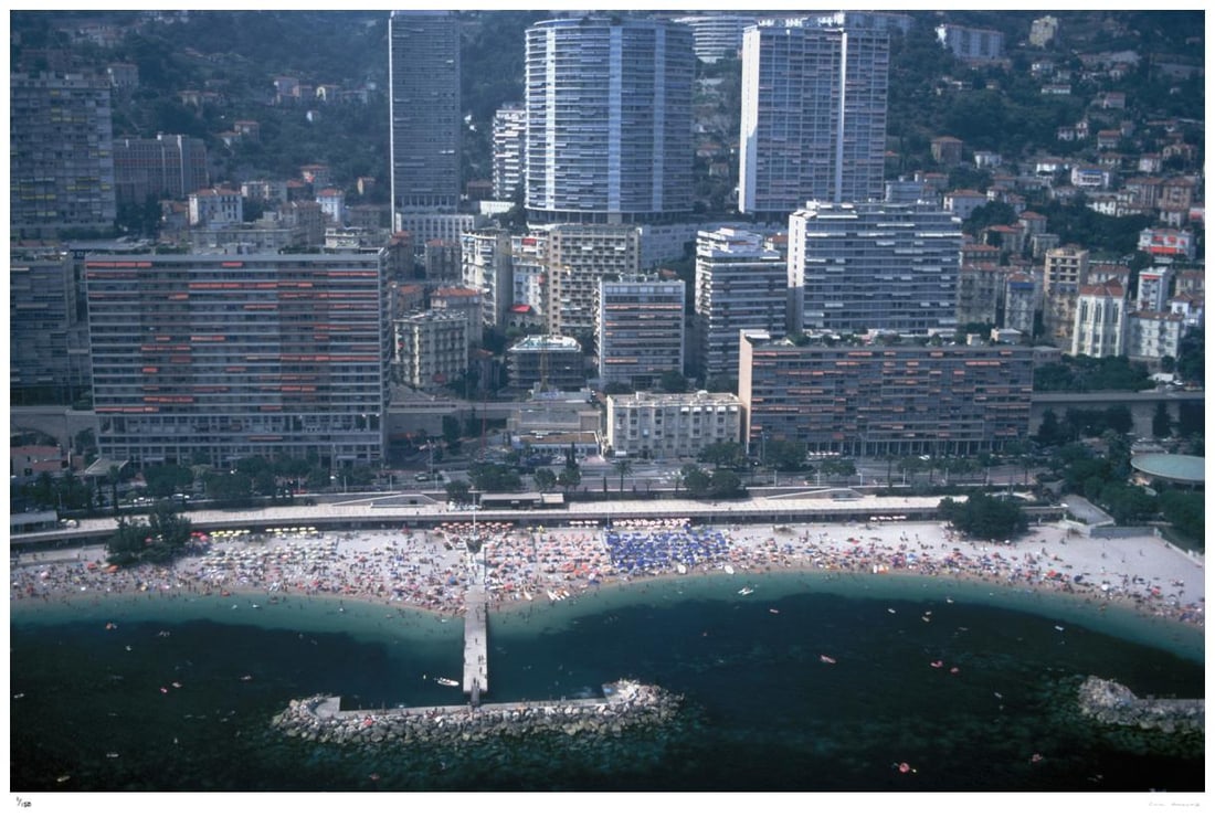 Birds Eye Monte Carlo 1981 - Slim Aarons Estate Stamped: 1981 (printed later) - 18
