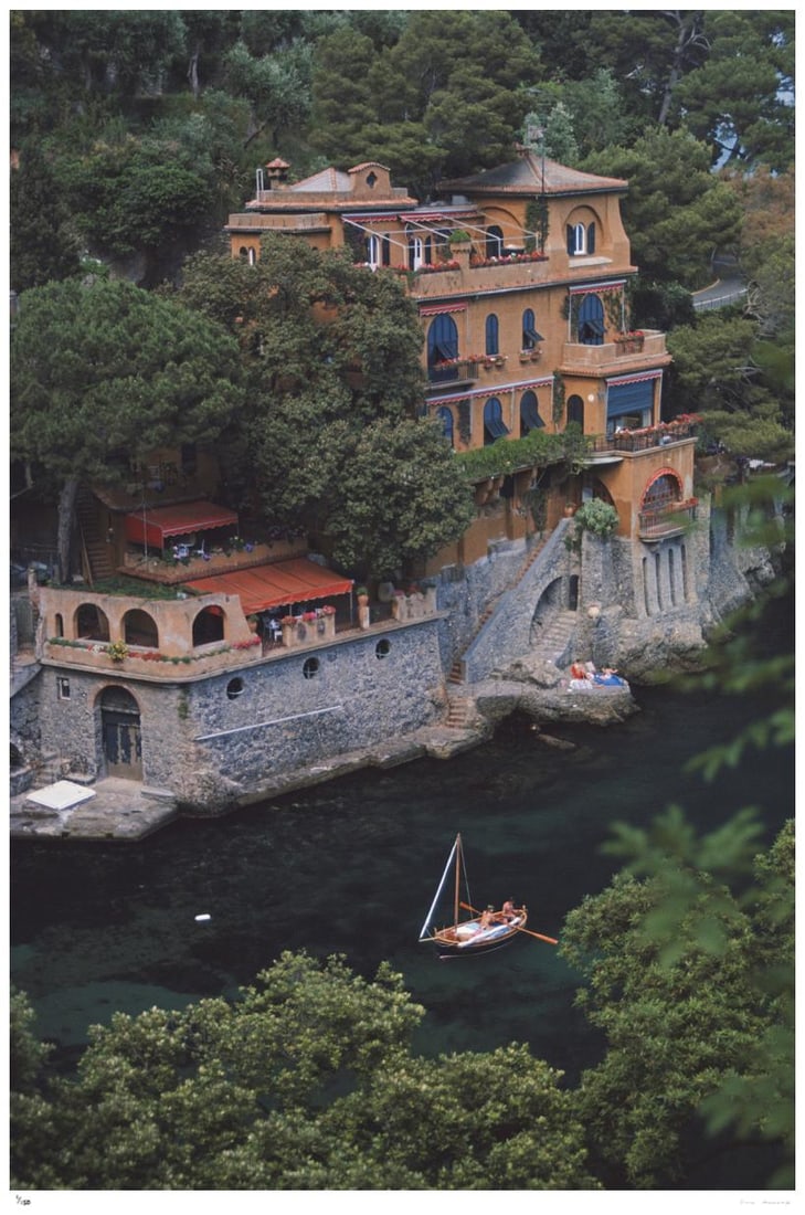 Ardizzone’s House 1985 - Slim Aarons Estate Edition: 1985 (printed later): Title: Ardizzone’s House 1985 - Slim Aarons Estate Edition: 1985 (printed later) Description: Ardizzone’s House 1985 - Slim Aarons Estate Edition Overlooking Ardizzone’s House, on