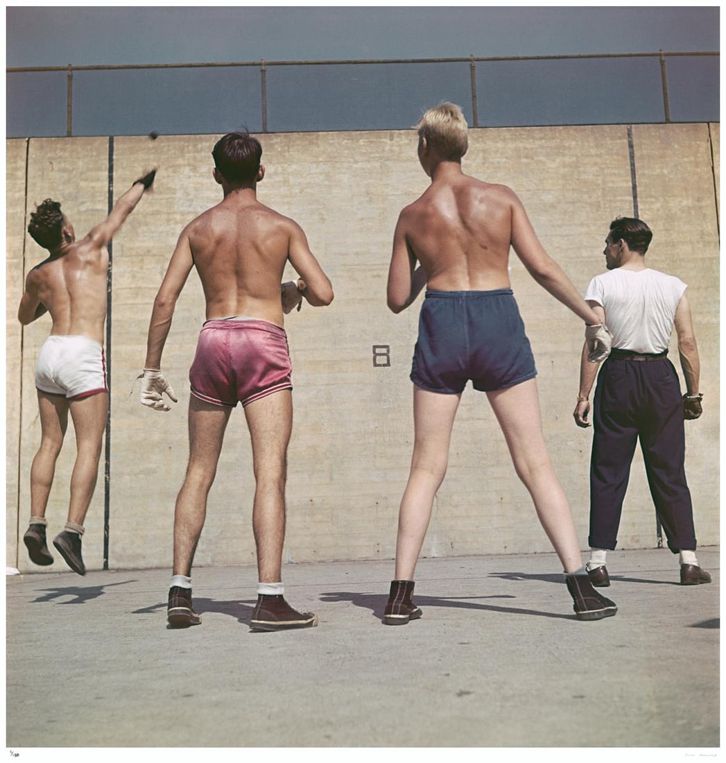 Handball In Central Park 1948 - Slim Aarons Estate Stamped: 1948 (printed later) (1 of 20)