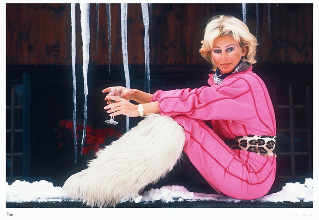 Princess Bianca 1985 - Slim Aarons Estate Stamped: 1985 (printed later): Title: Princess Bianca 1985 - Slim Aarons Estate Stamped: 1985 (printed later) Description: Princess Bianca 1985 - Slim Aarons Estate Stamped Princess Bianca Hanau-Schaumburg at her Gstaad chalet, 198