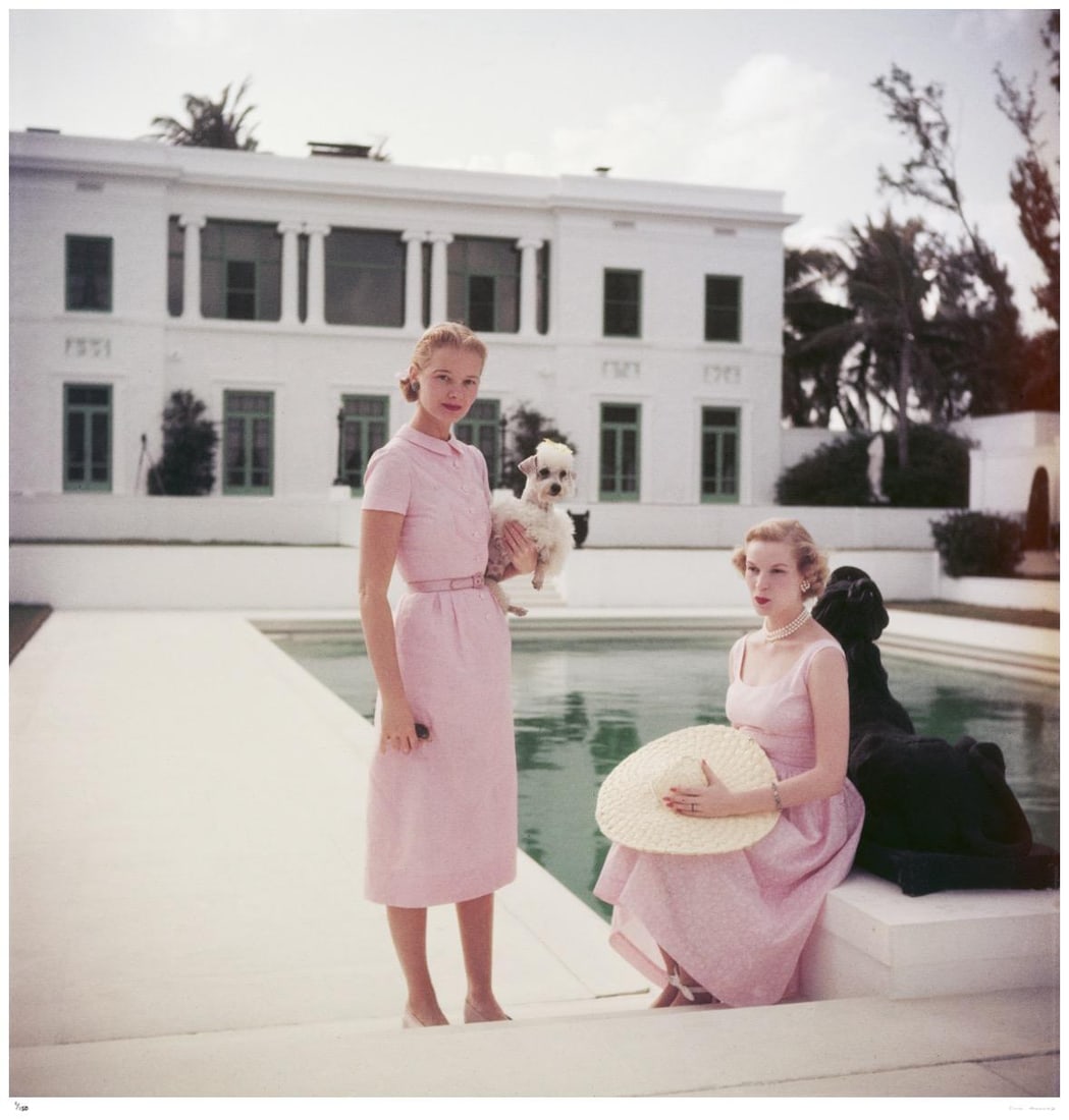 C.Z. And Guest 1955 - Slim Aarons Estate Stamped: 1955 (printed later): Title: C.Z. And Guest 1955 - Slim Aarons Estate Stamped: 1955 (printed later) Description: C.Z. And Guest 1955 - Slim Aarons Estate Stamped American socialite Mrs. Winston F. C. Guest (aka C. Z.