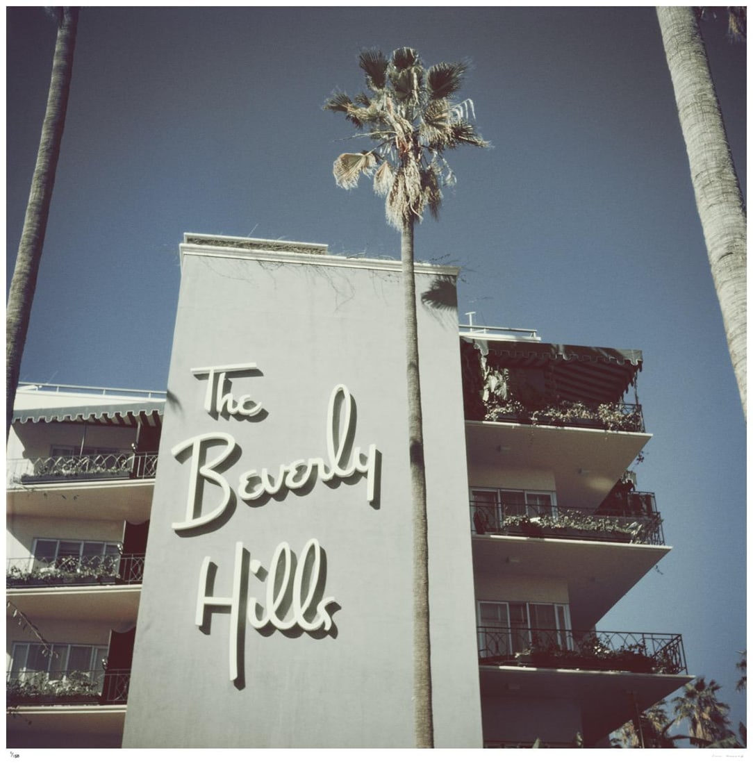 Beverly Hills Hotel 1957 - Slim Aarons Estate Stamped: 1957 (printed later) (1 of 20)