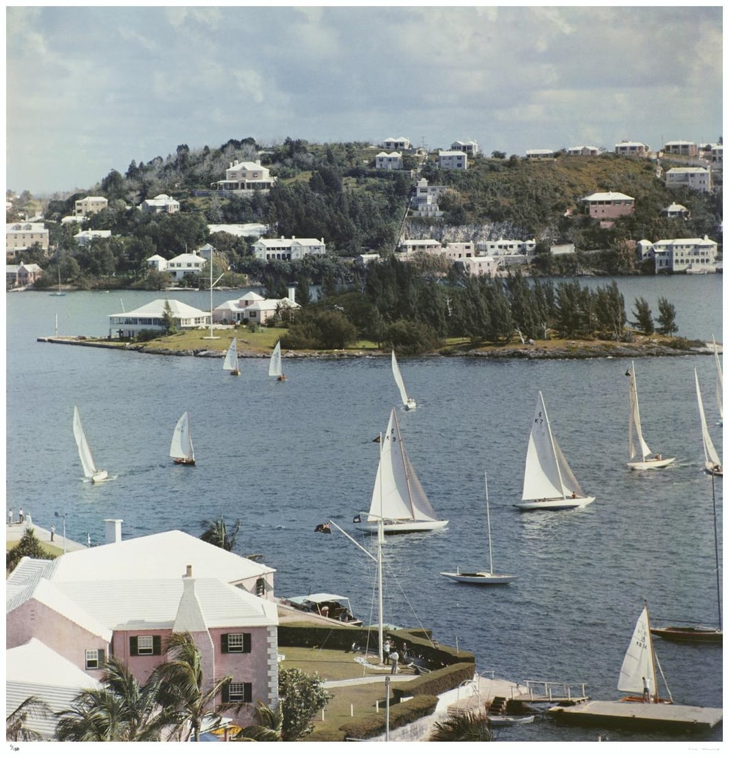 Bermuda View 1957 - Slim Aarons Estate Stamped: 1957 (printed later) (1 of 20)