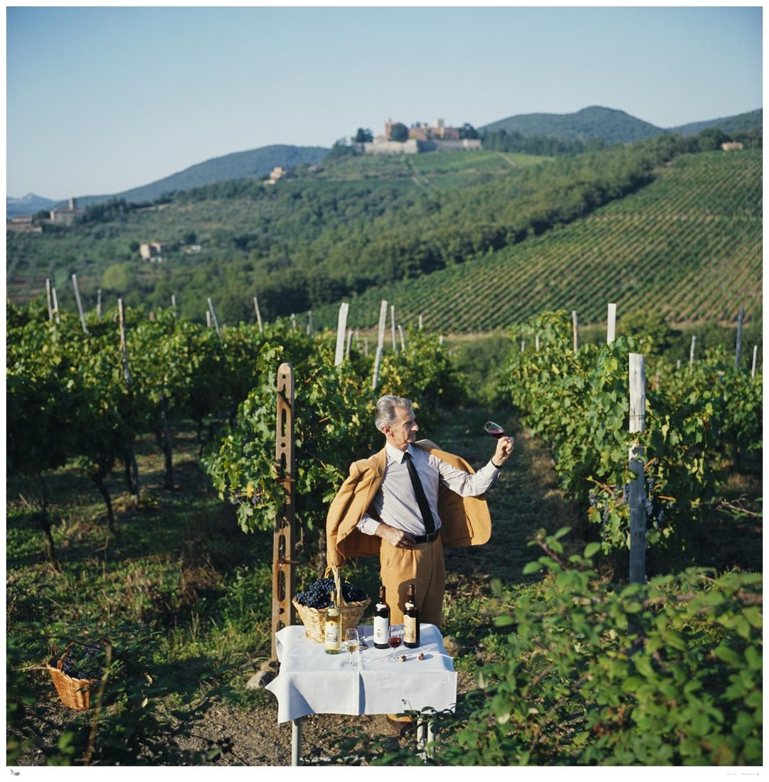 Barone Bettino Ricasoli 1983 - Slim Aarons Estate Stamped: 1983 (printed later) (1 of 20)