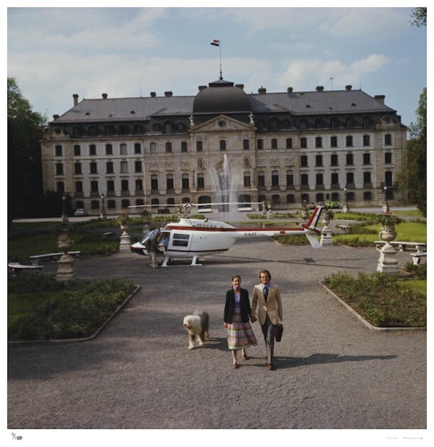 Von Furstenburgs 1977 - Slim Aarons Estate Stamped: 1977 (printed later) (1 of 20)