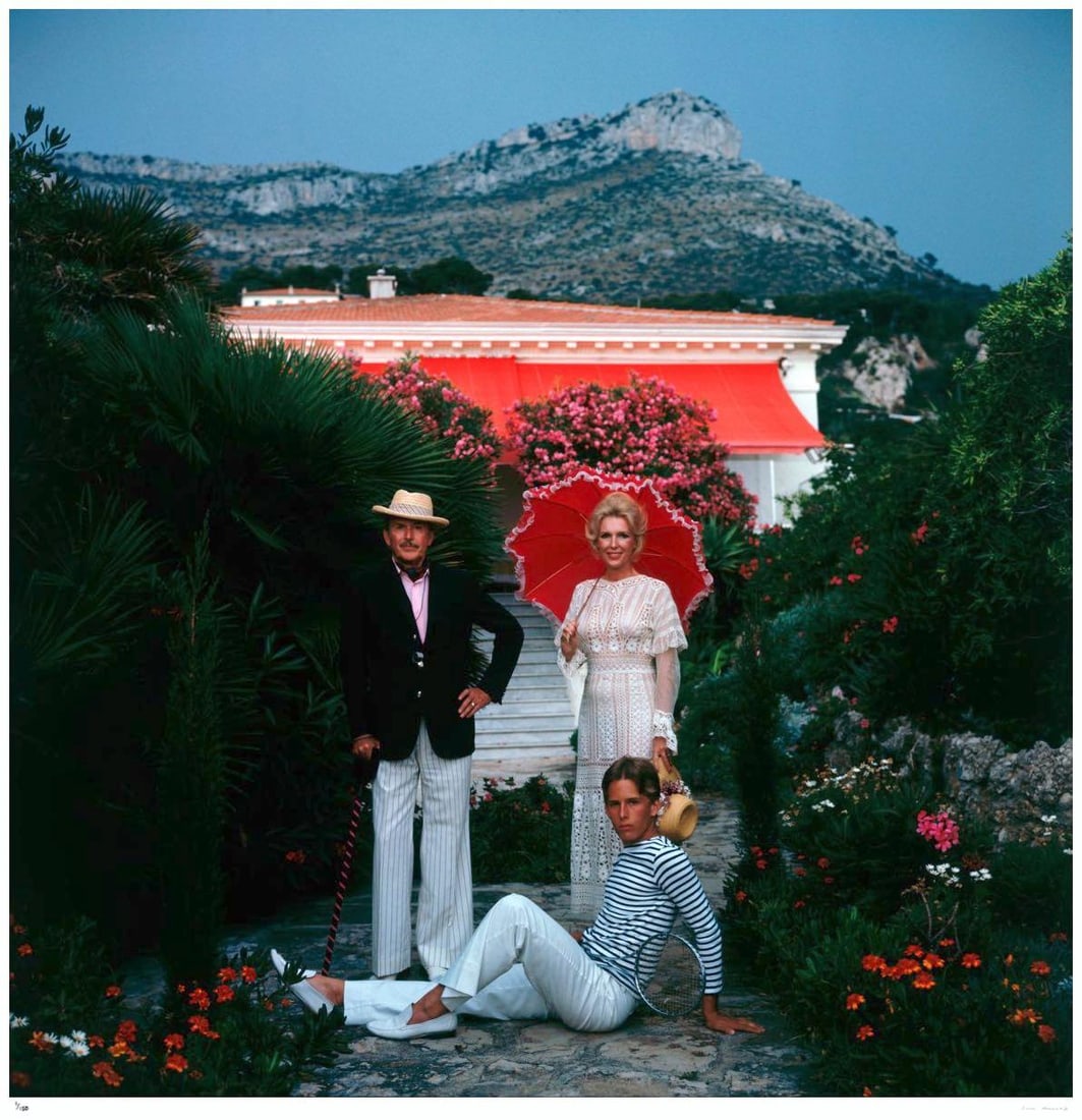 De Rosieres Family 1975 - Slim Aarons Estate Stamped: 1975 (printed later) (1 of 20)