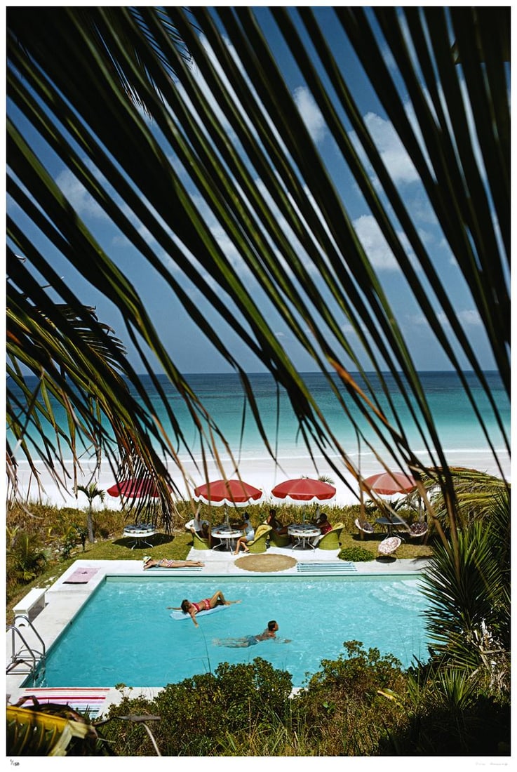 Blissful Bahamas 1967 - Slim Aarons Estate Stamped: 1967 (printed later) (1 of 20)