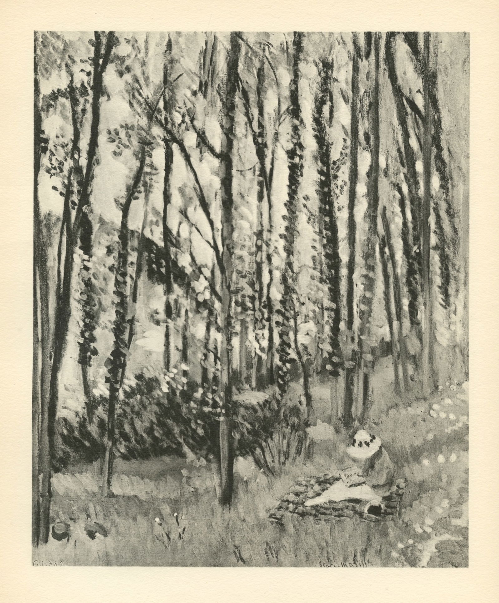 Henri Matisse "Landscape" 1929: Title: Henri Matisse "Landscape" 1929 Description: Medium: collotype (after the painting). Printed in 1929 and published in Paris by Editions Chroniques du Jour in an edition of 650. Image size: 8 x 6