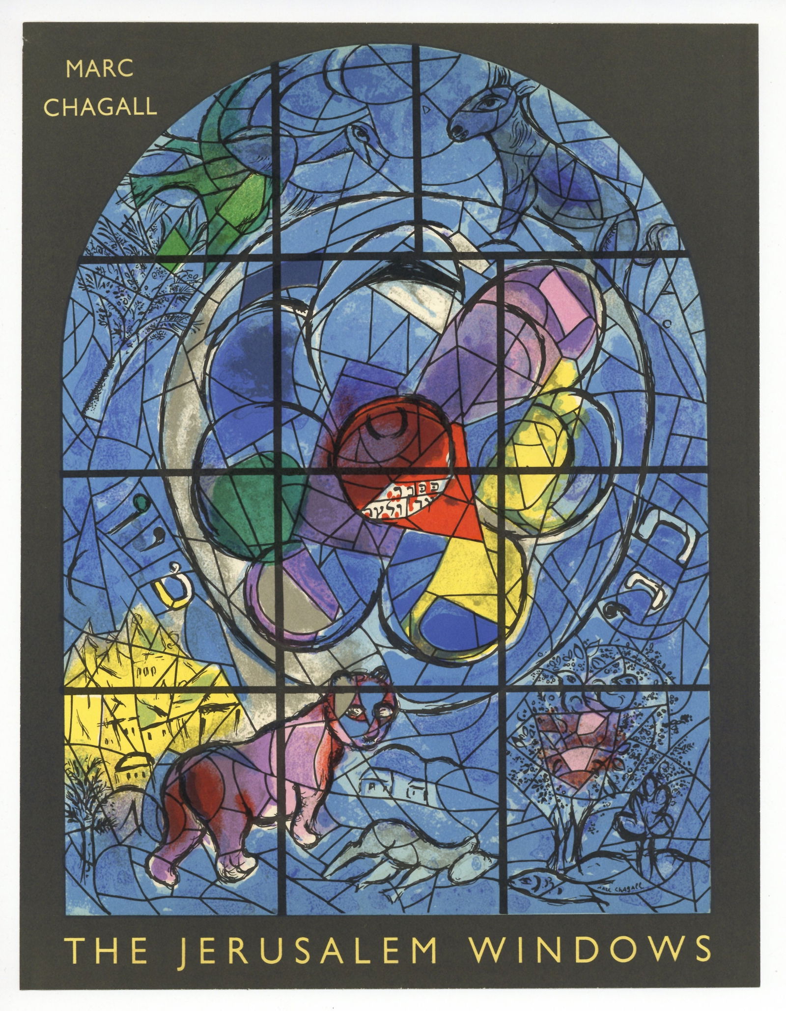 Marc Chagall lithograph for Jerusalem Windows (1 of 1)