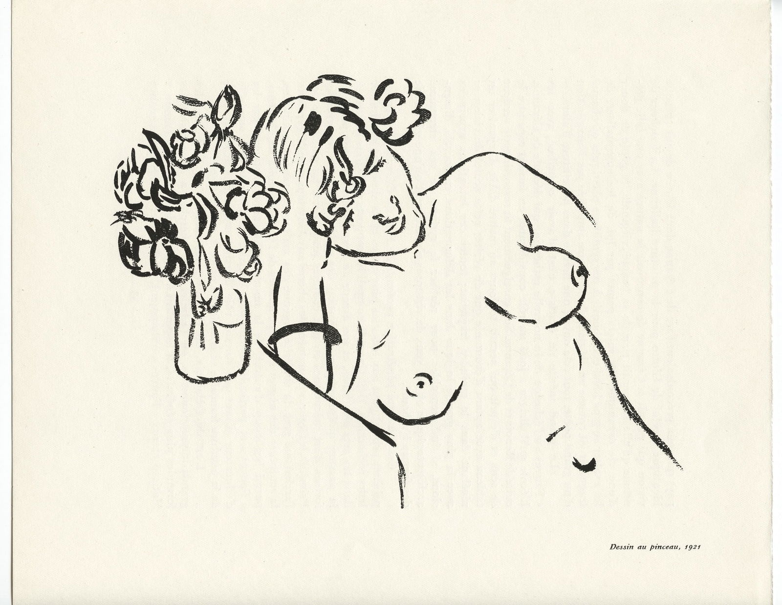 Henri Matisse (drawing): Title: Henri Matisse (drawing) Description: Medium: collotype (after the drawing). Printed in 1924 and published in Paris by Albert Morance for "L'Art d'Aujourd'hui". The publisher's inscription is