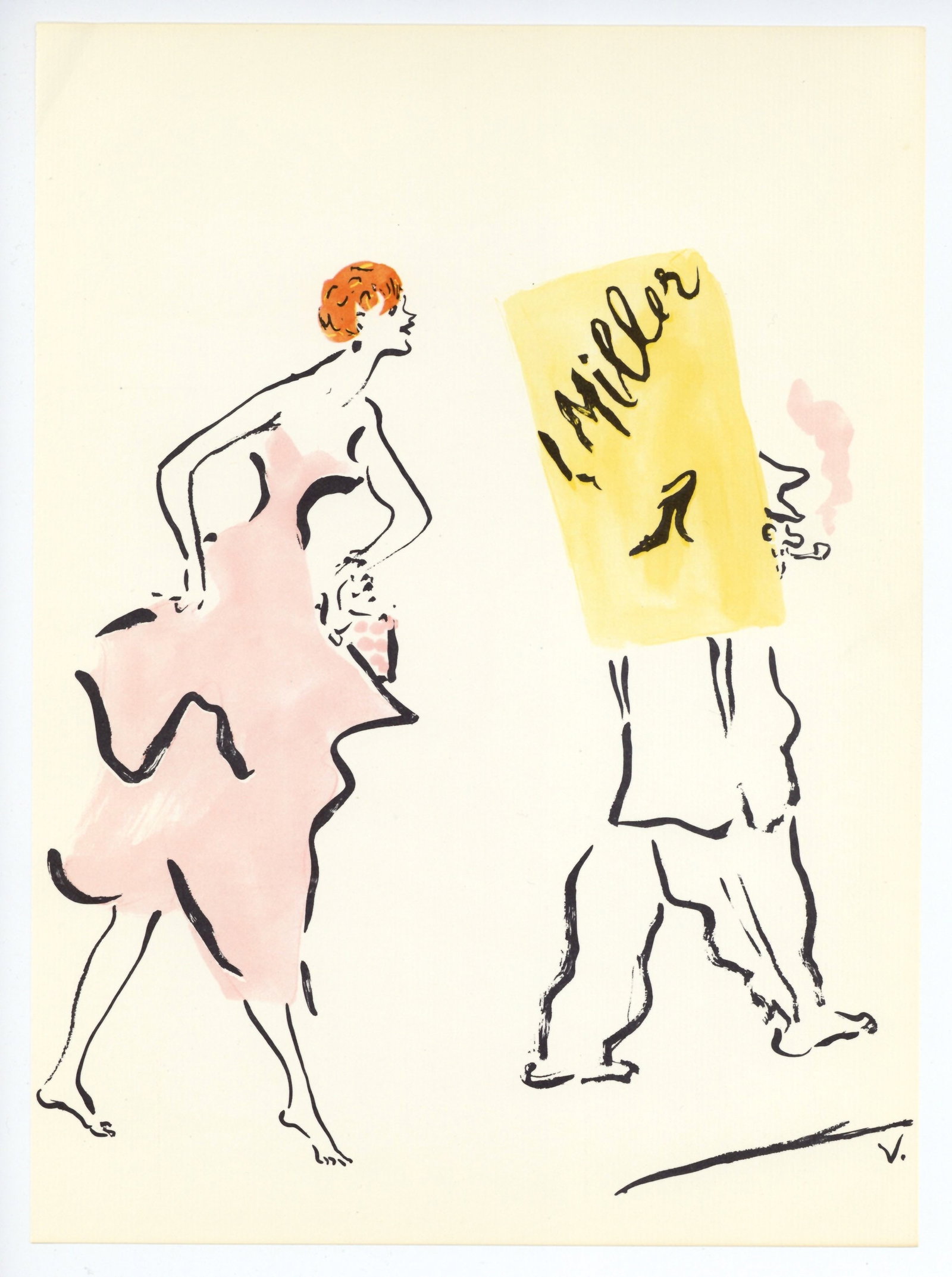 Marcel Vertes original lithograph (1 of 1)