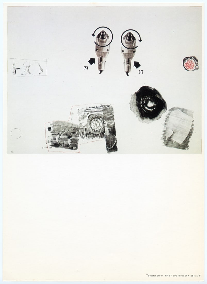 Robert Rauschenberg "Booster Study" 1967 (1 of 1)