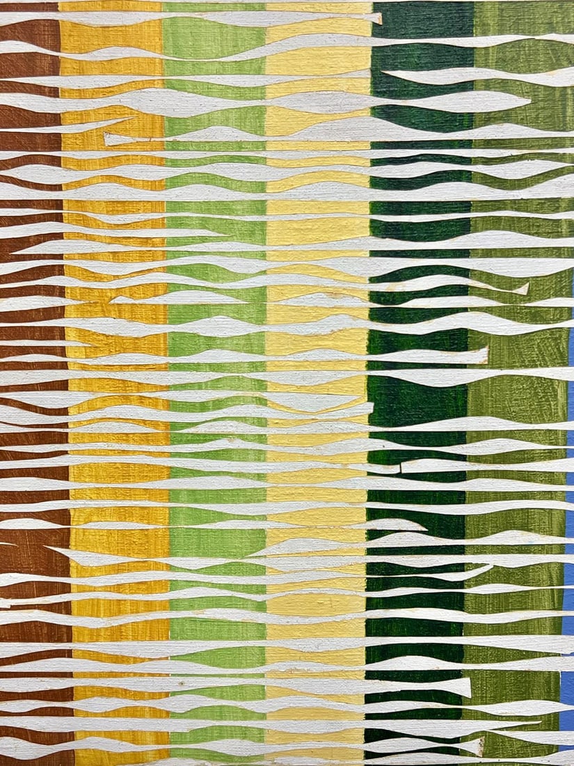 Gilbert Pelissier; French 20th Century Vibrant Geometric Abstract Textured Interplay Of Colors - 6