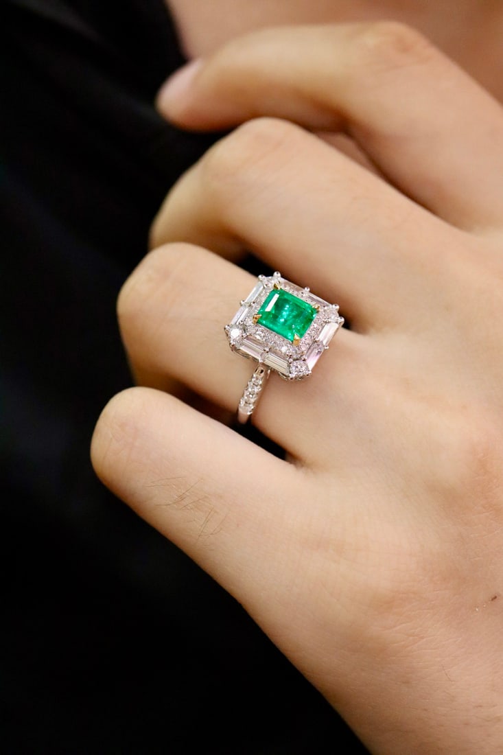 18K Panjshir Emerald Ring - 6