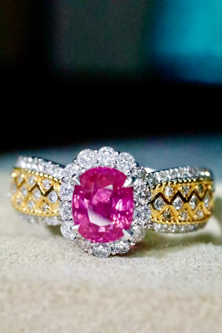 No Burn Sri Lanka 18k Gold Ruby Ring - 4