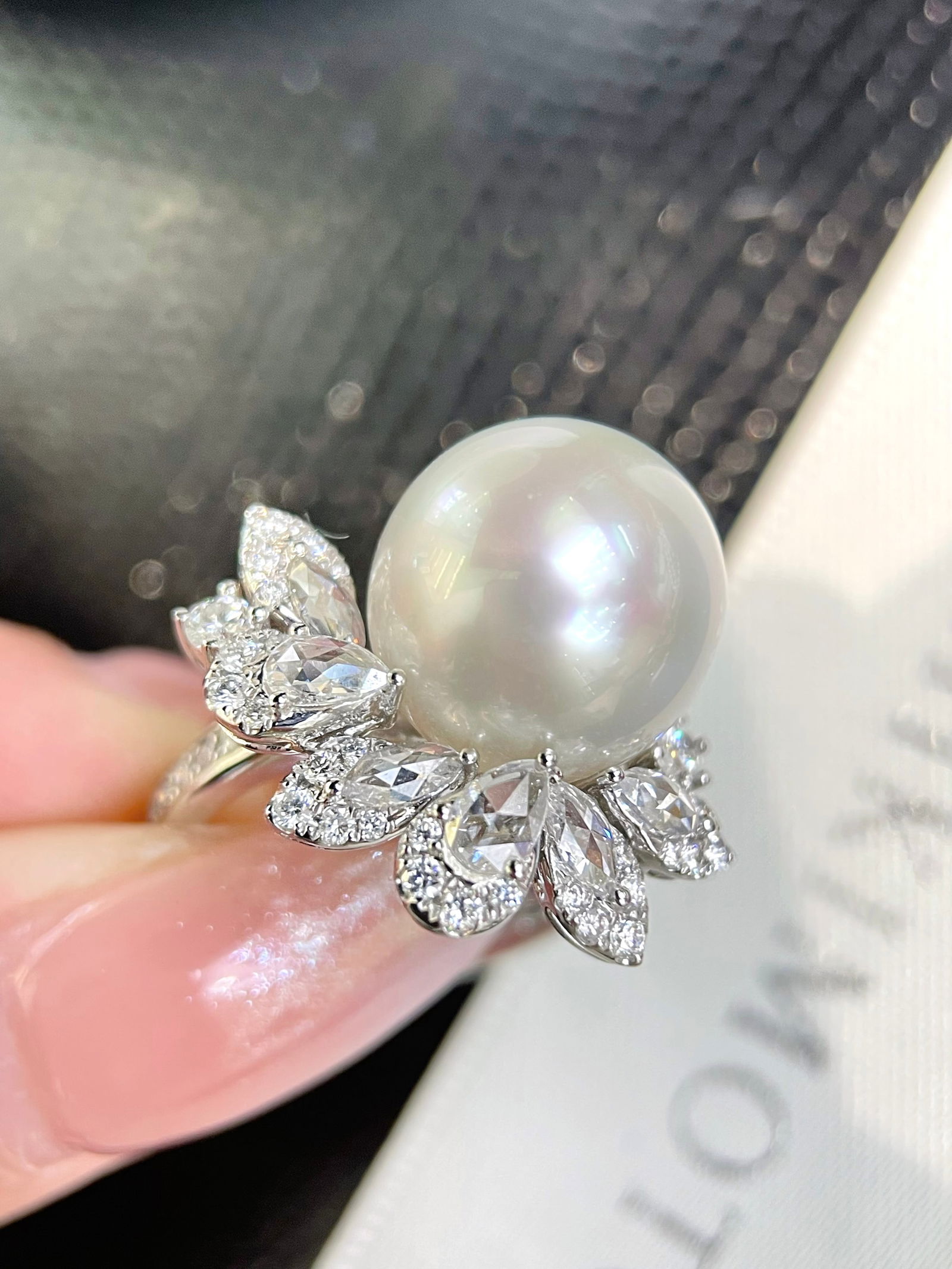 925 Sterling Silver Pearl Ring - 4