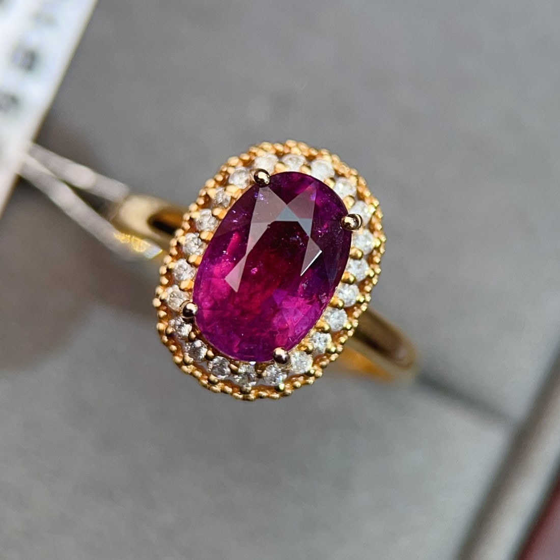 18K Gold Ring with Tourmaline - 3