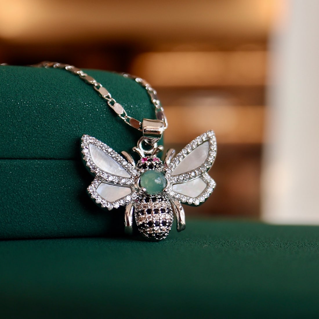 Natural Jade Dragonfly Brooch Pendant: Natural Jade Dragonfly Brooch Pendant Reserve: $50.00 Shipping:Domestic: Shipping rates are determined by destinationInternational: Foreign shipping rates are determined by destination.