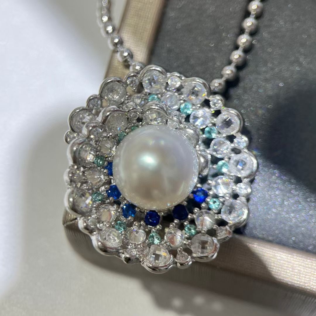 Sterling Silver Pearl Pendant - 2