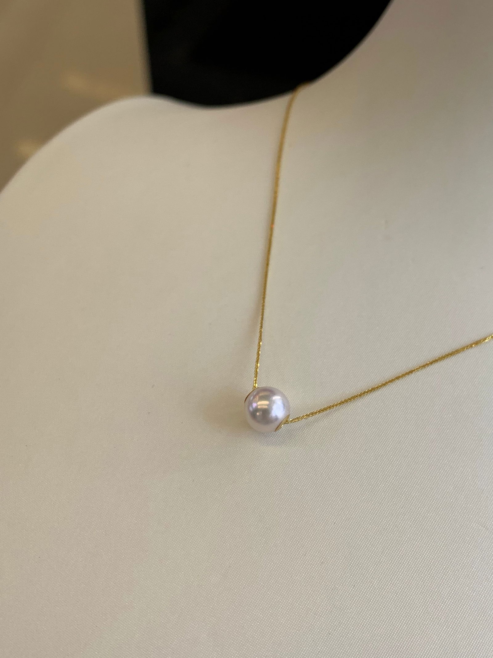 18k Chopard Chain Akoya Pearl Lulu Tong Necklace - 3