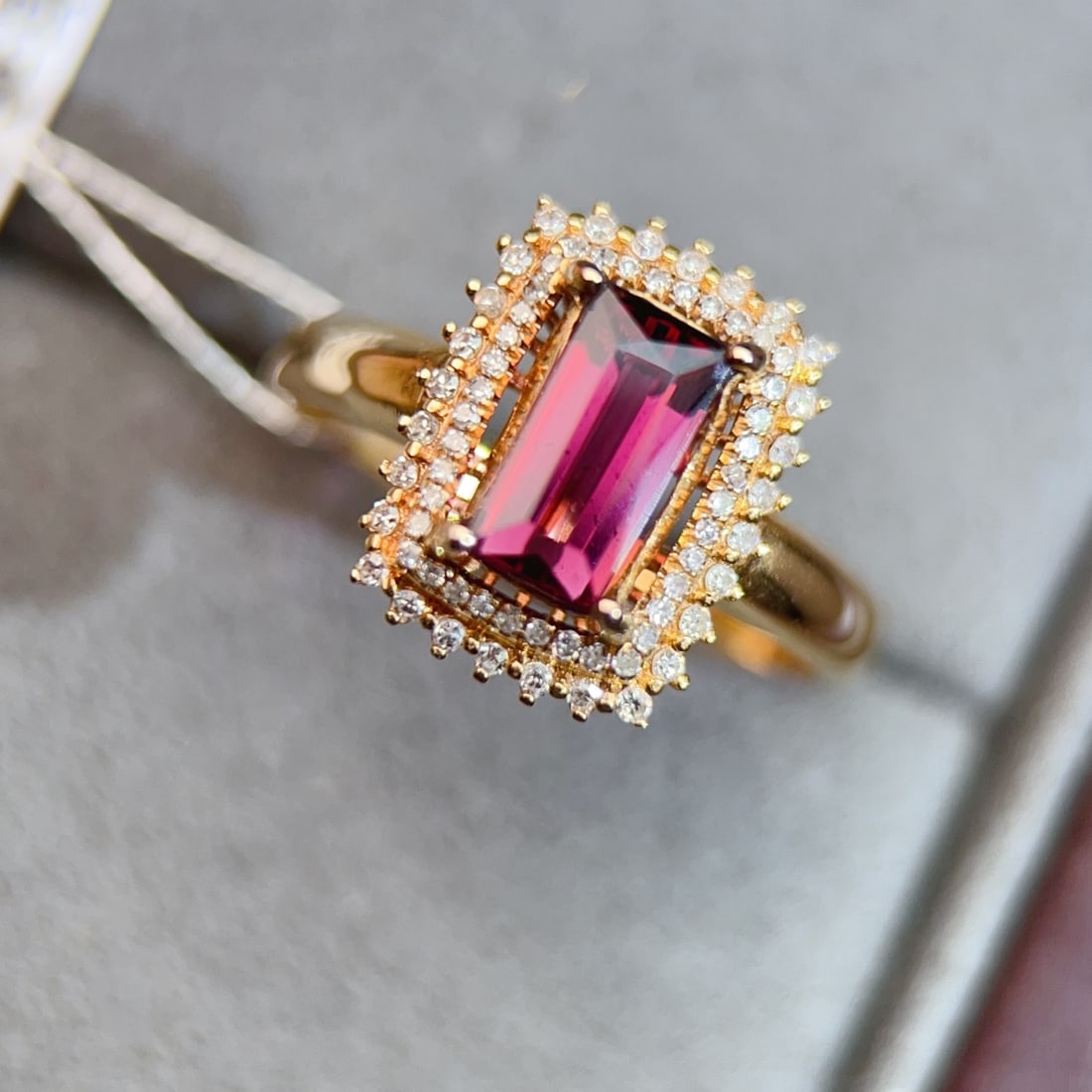 18K Gold Ring with Tourmaline - 3