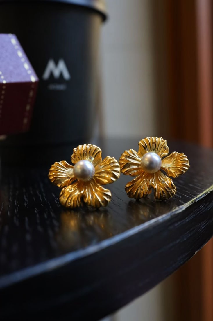 s925 Sterling Silver Plated Japanese Akoya Pearl Earrings - 2