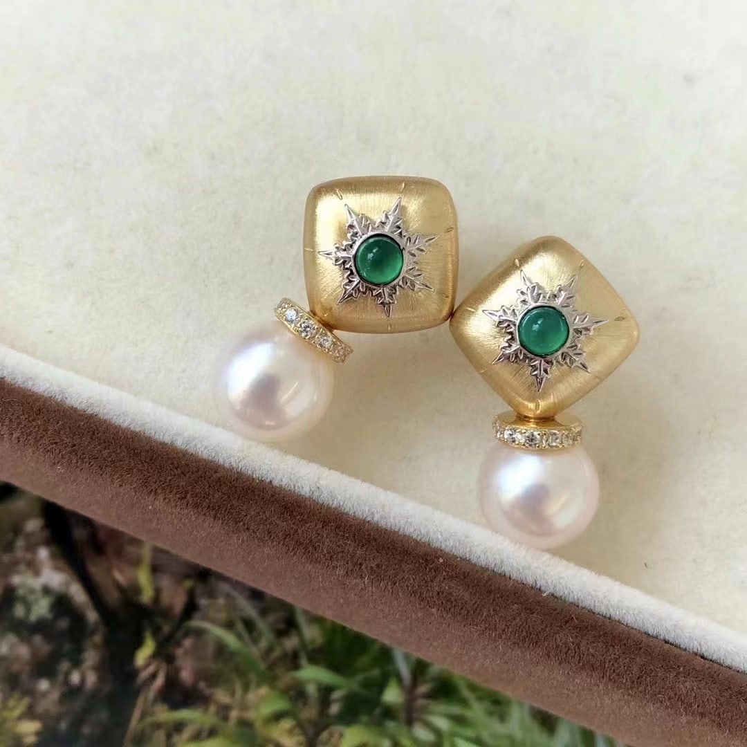 s925 Sterling Silver, Pearl Earrings: S925 Sterling Silver Earrings, 8.5-9mm round pearl with no flaws Reserve: $200.00 Shipping:Domestic: Shipping rates are determined by destinationInternational: Foreign shipping rates are determined