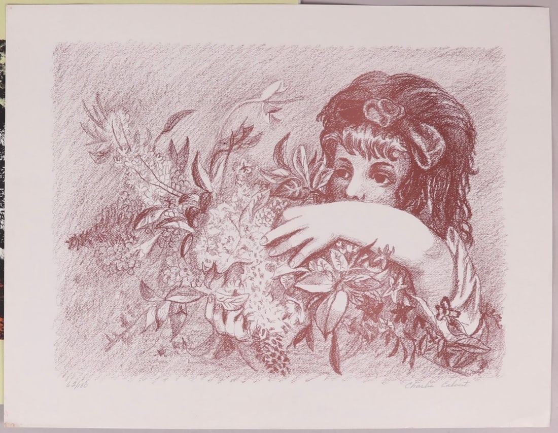 Charles Calvert: Girl with Flowers (1 of 1)