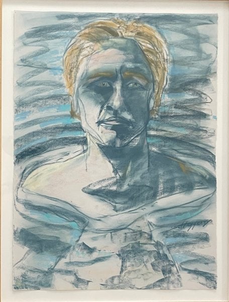G. Haggerty: Pastel Portraits: Title: G. Haggerty: Pastel Portraits Description: Artist: G. Haggerty Title: Pastel Portraits Medium: Pastel on Paper Dimensions: Measurements include Frame ; 34 x 26 in ; 86.4 x 66 cm Additional Info