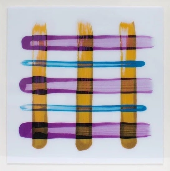 CJ Hendry: Nose Beer: Title: CJ Hendry: Nose Beer Description: Artist: CJ HendryTitle: Nose BeerYear: 2023Medium: Lenticular Print changes color when you move from left to rightType: Work on paperDimensions: 16 x 16 x 2