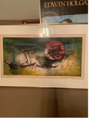 Hoi Lebadang: Title: Hoi Lebadang Description: Artist: Hoi LebadangMedium: Lithograph Reserve: $650.00 Shipping:Domestic: Flat-rate of $100 to anywhere within the contiguous U.S.International: